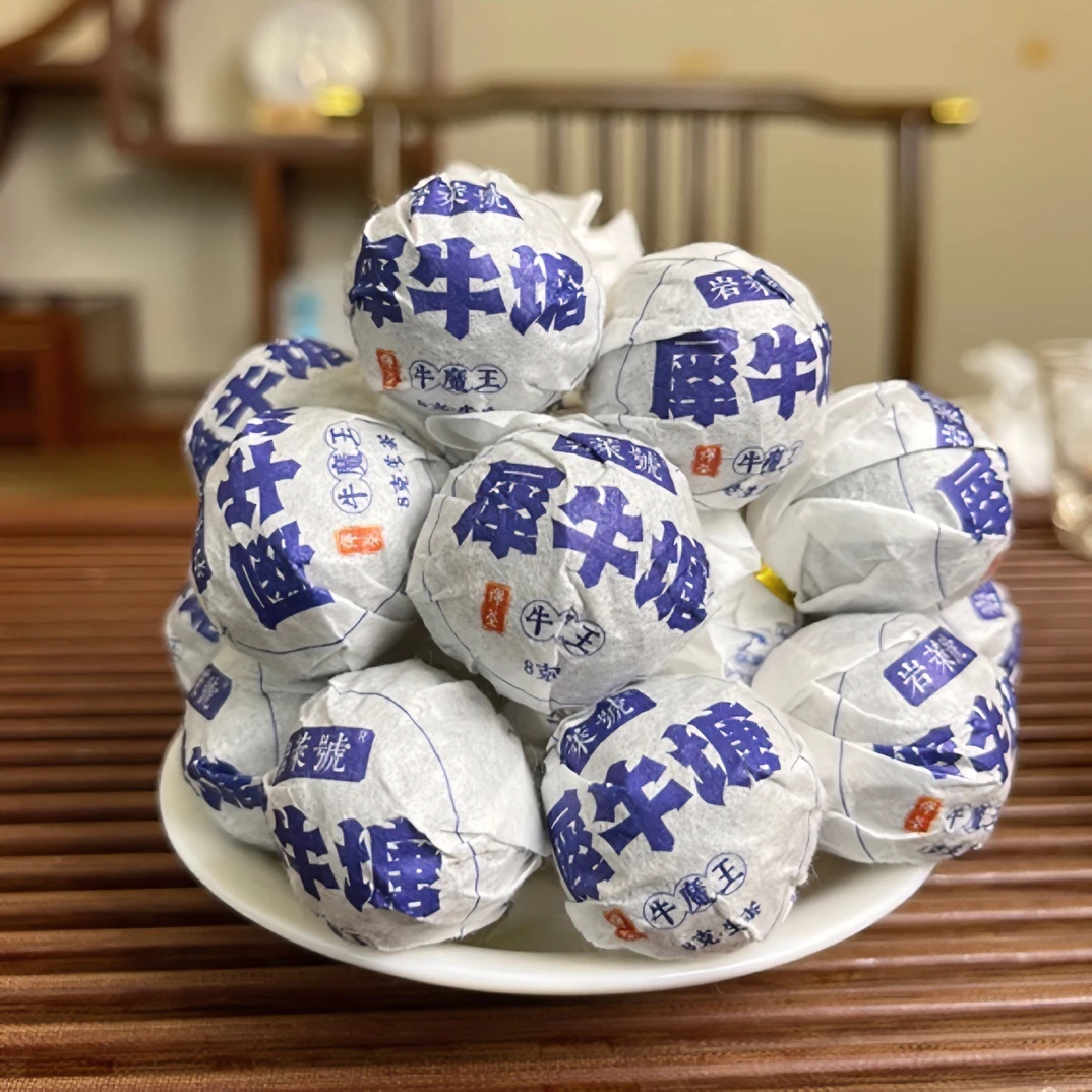 新粉亏米专享2023年犀牛塘（牛魔王）古树普洱茶生茶龙珠