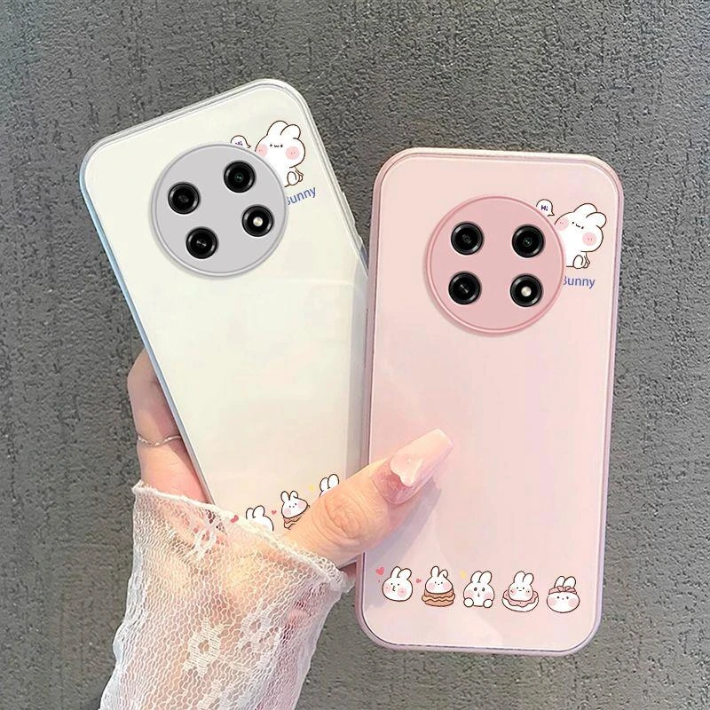 OPPOa2pro手机壳卖萌兔子OPPOa2pro防摔卡通可爱女网红玻璃全包潮