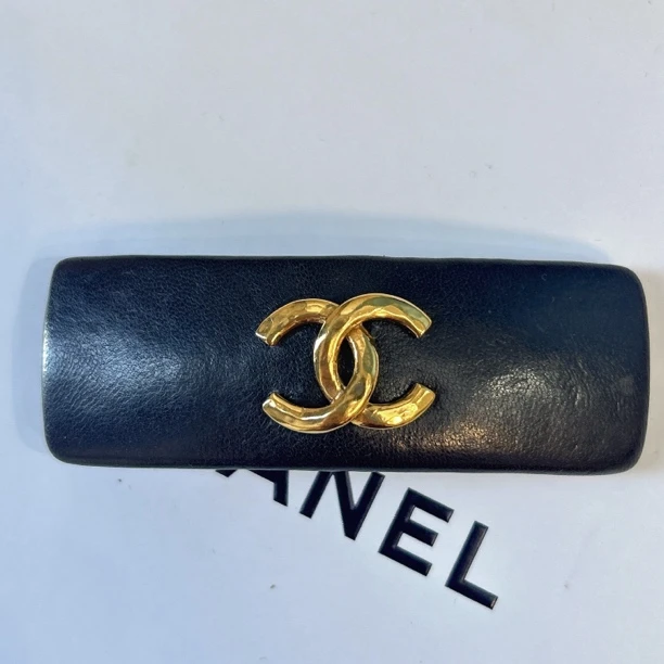 95新 Chanel/香奈儿 Chanel vintage香奈儿中古黑金发卡