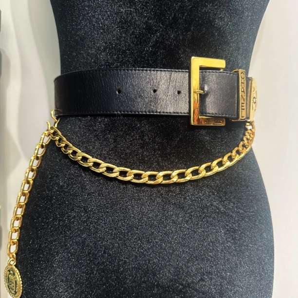 95新 Chanel/香奈儿 Chanel vintage香奈儿中古腰带（58-65cm）
