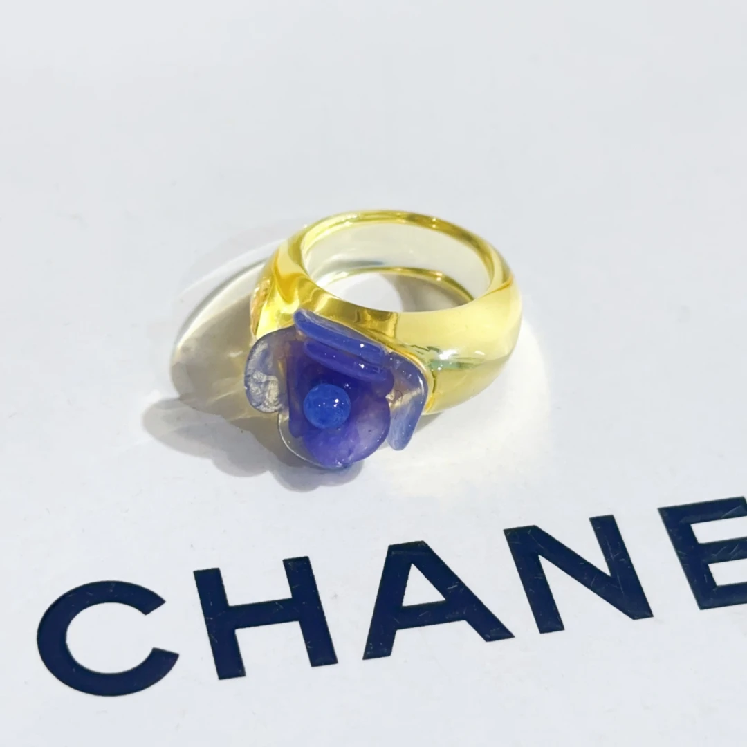 95新 Chanel/香奈儿 Chanel 香奈儿中古戒指（有瑕 欧码53 港码14