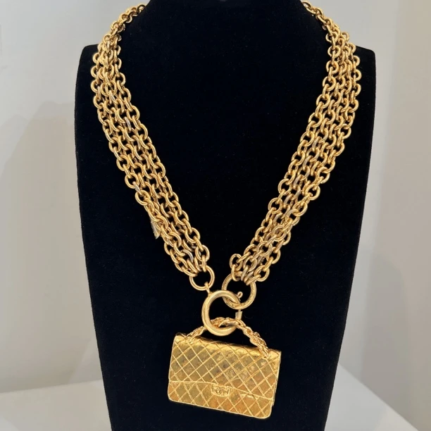 95新 Chanel/香奈儿 Chanel vintage香奈儿中古包包项链