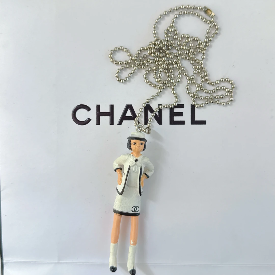 95新 Chanel/香奈儿 Chanel vintage香奈儿中古人像项链