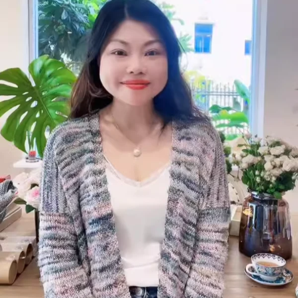 PUPPY palpito 莫奈开衫材料包进口棉线毛线编织线DIY非成品