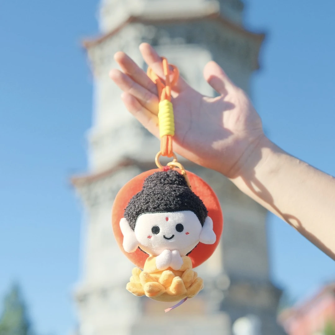 天开寺萌F挂件大黑天黄财药师绿度大日文殊钥匙挂佛小伴正品保证