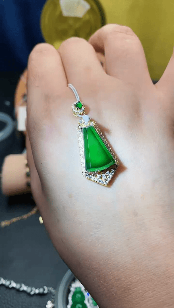 【闪购商品】翡翠手链银S925镶嵌11111111