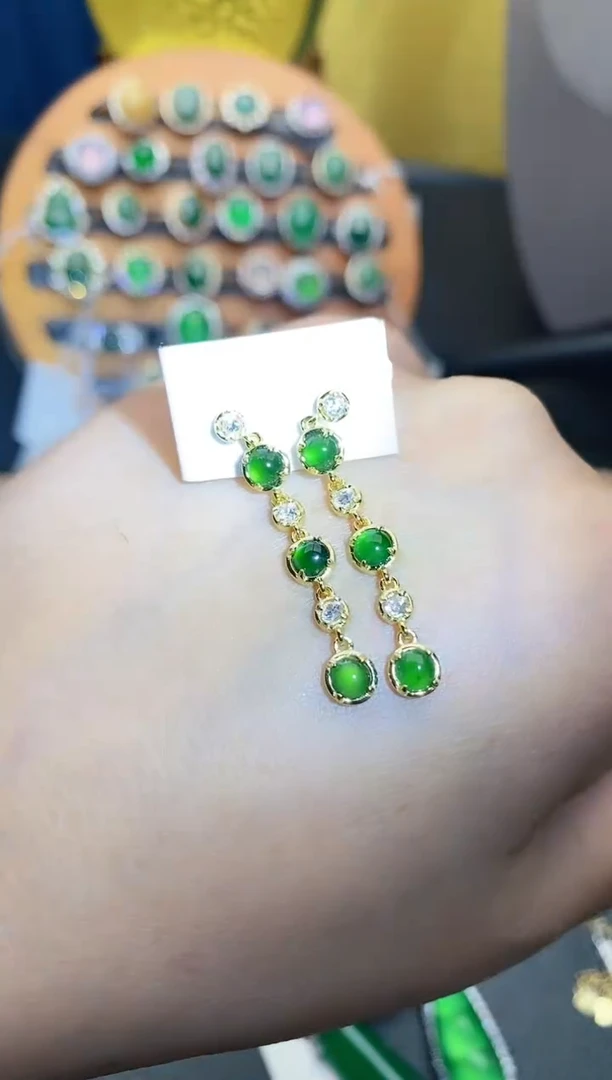 【闪购商品】翡翠手链银S925镶嵌111111111