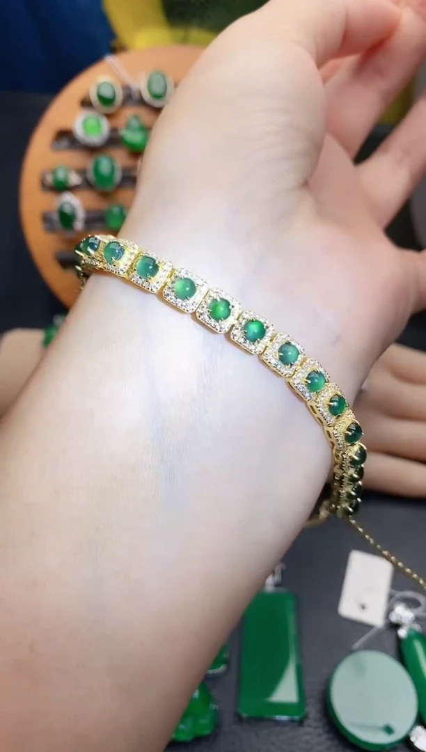 【闪购商品】翡翠戒指银S925镶嵌11111111111111