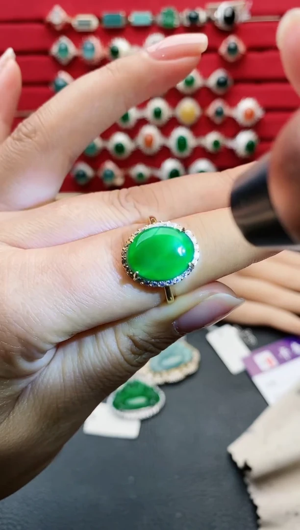 【闪购商品】翡翠手链银S925镶嵌1