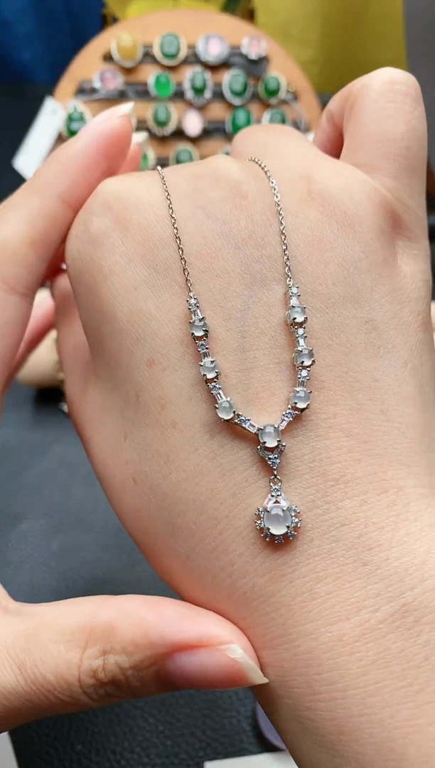 【闪购商品】翡翠手链银S925镶嵌1111111111