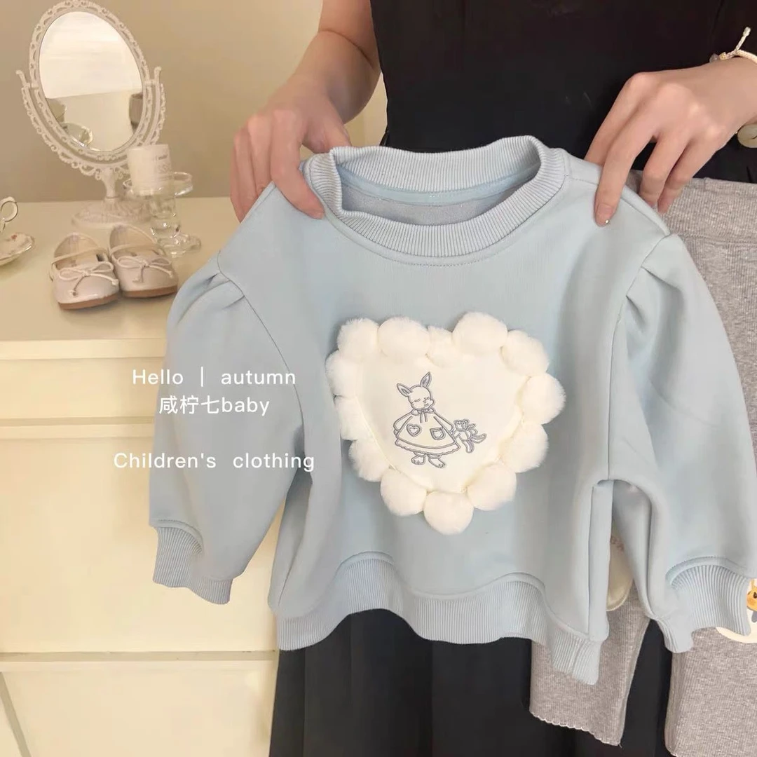 【小扬哥推荐】韩系童装女童秋装卫衣新款加厚保暖女宝宝长袖上衣