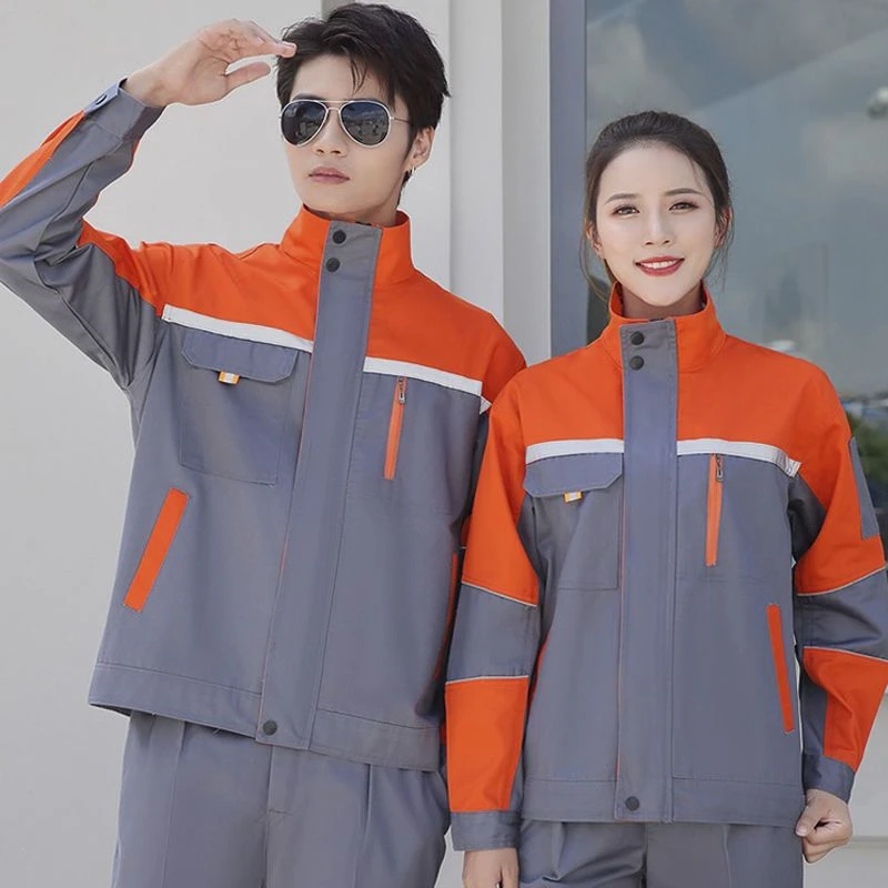 工作服套装男劳保服长袖春秋冬车间工人工厂耐磨工装汽修建筑工地