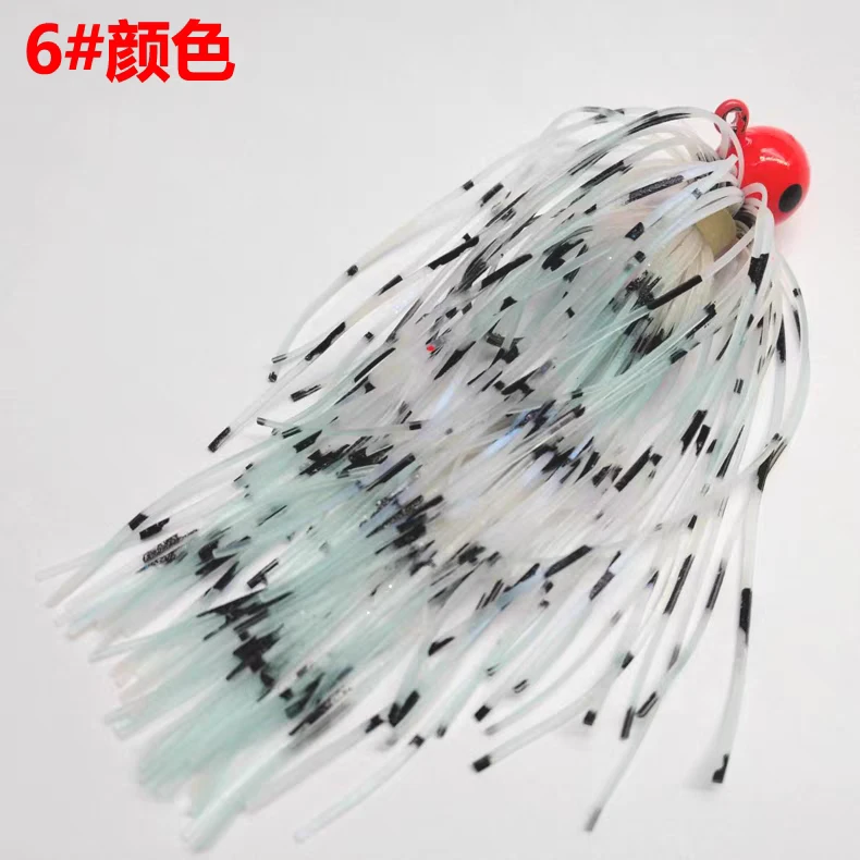 圆头胡须佬JIG 夏威夷风情系列5g-20g 每束50根丝翘鲈绝杀