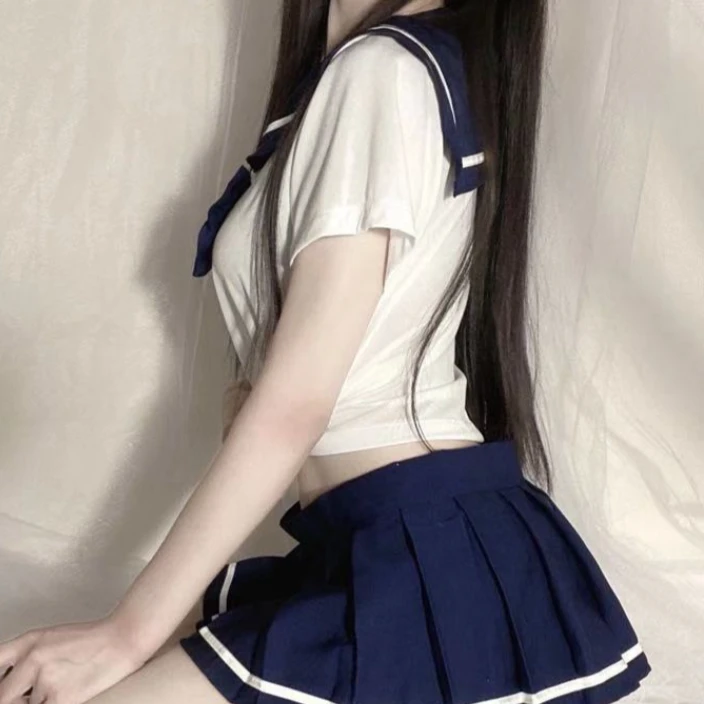 【Jk】新款性感网红风学生诱惑可爱短裙学院风制服夜店水手服