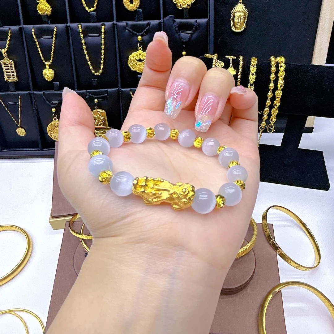 合金手链 福禄貔貅手串女款