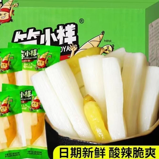 笋小样笋条泡椒山椒脆笋山椒酸辣笋片脆嫩泡椒竹笋尖爽口即食零食