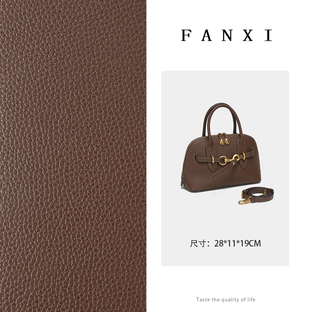 【大金专属】FANXI凡喜质感大众轻奢通勤手提包F9188棕色