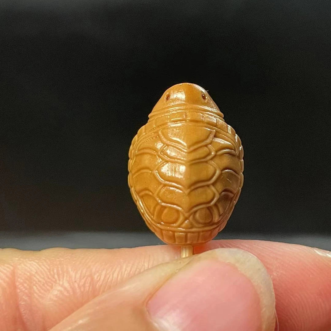 橄榄核乌龟单粒长度直径龟壳小单粒橄榄核雕橄榄核核雕天然木质