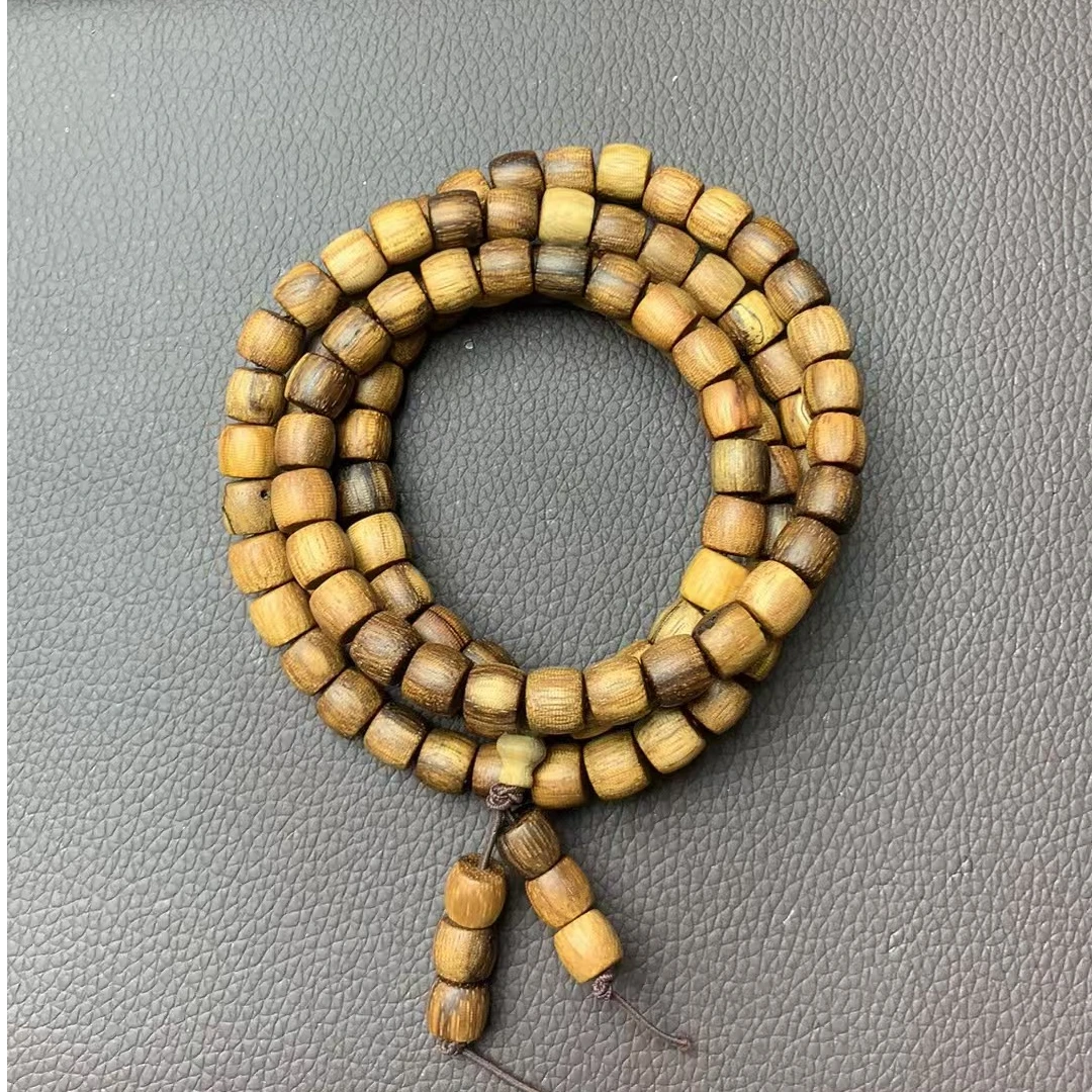 093沉木多圈桶珠手串