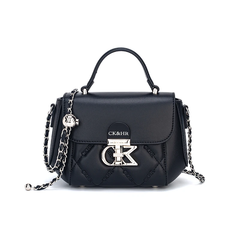 CKHR 2024新款小香风百搭菱格单肩斜跨包包