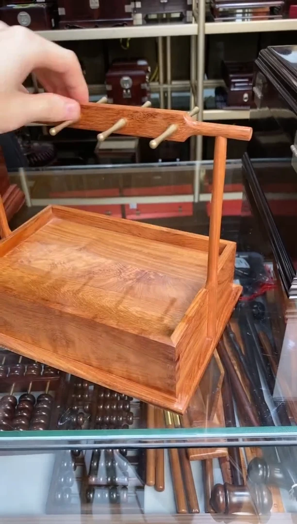 【闪购商品】花梨木类家具老*缅甸花梨笔架