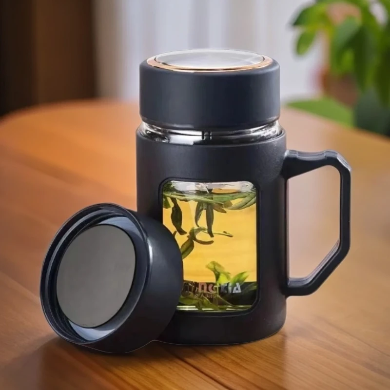 新人专享一1小物件分购试用实百货福利商品玻璃杯带把手大容量