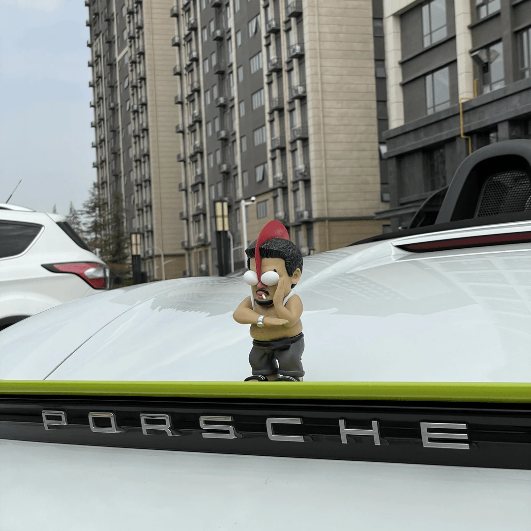 懦夫救星破坏之王逃学威龙捉鬼大师车载摆件汽车搞怪简约创意装饰