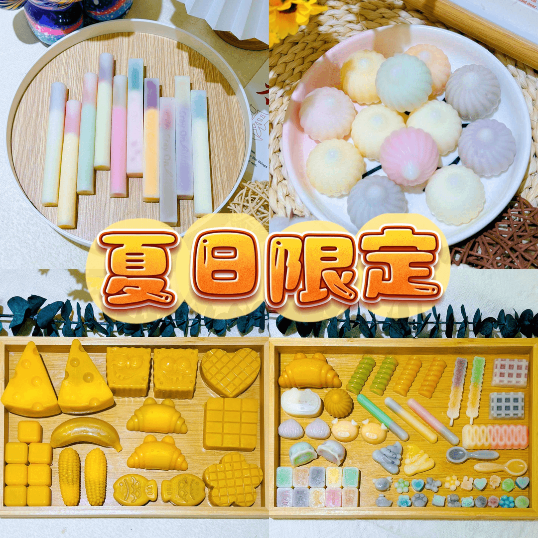 【景景家全家福】网红夹心蜡瓶糖小蜡瓶手工制做解压解馋颜色随机