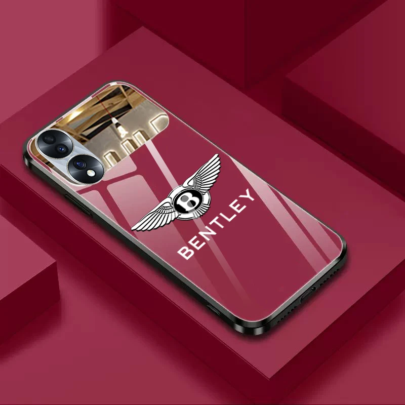 宾利壳【适用于荣耀70】专属钢化半镜手机壳 镜头全包 防刮防摔