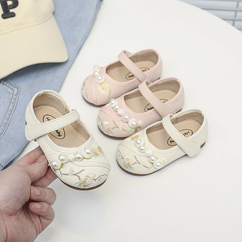 2024春夏季新款女小童单鞋软底学步鞋子宝宝公主鞋婴儿鞋凉鞋9181