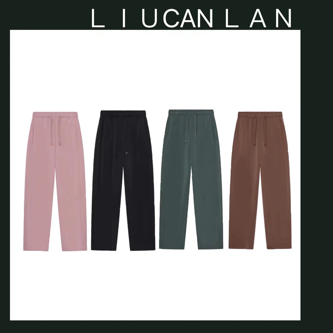 刘灿烂（怒推）高品质秋冬季百搭时尚休闲显瘦砂洗纯棉多色女香蕉裤