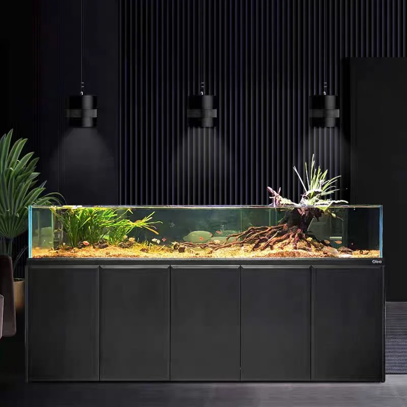高逸高逸溪流超白玻璃鱼缸水草缸客厅落地免换水家用懒人水族箱
