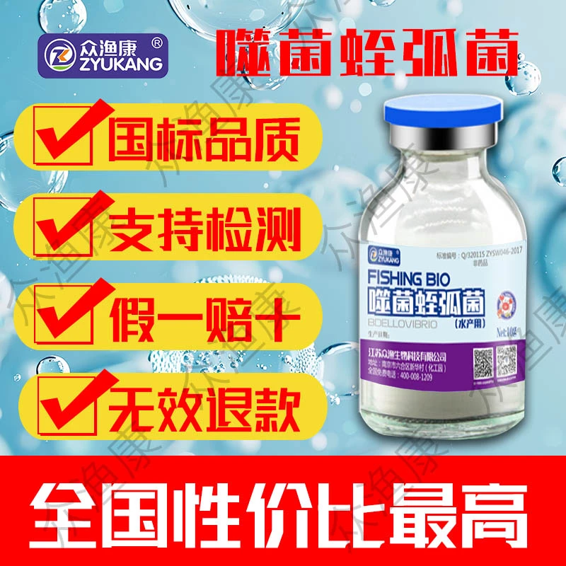 众渔康噬菌蛭弧菌乳酸菌菌种水产养殖噬菌蛭弧菌冻干粉控制弧菌