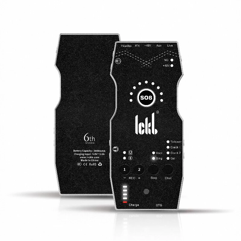 SO8六代手机声卡直播唱歌专用便携外置设备室内户外通用立体声