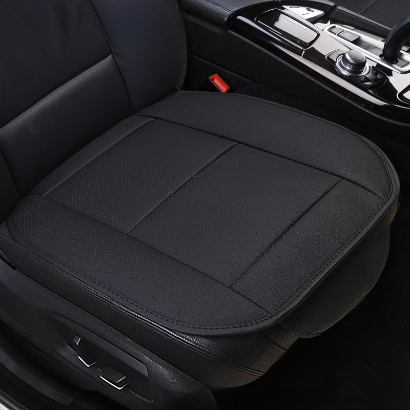 真皮汽车坐垫四季通用三件套牛皮汽车座椅垫透气单片单个腰靠坐垫