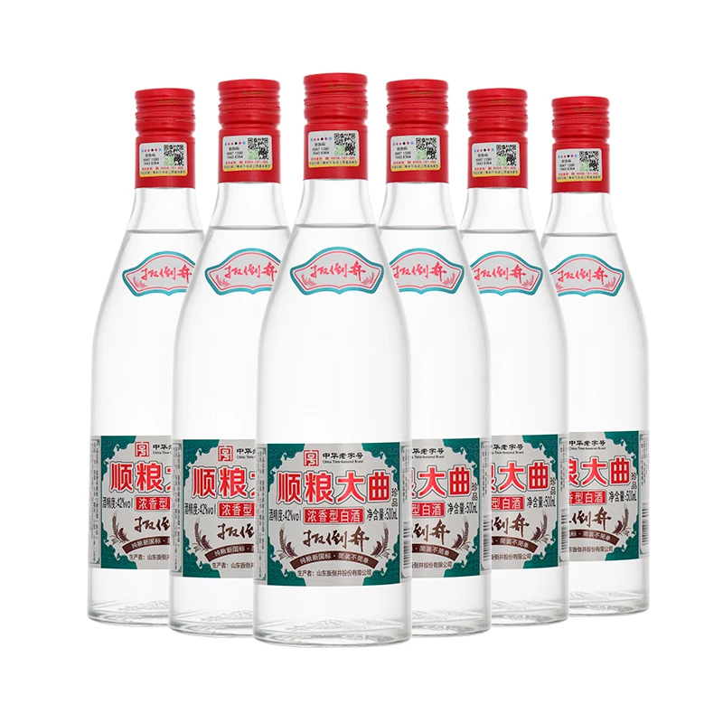 扳倒井顺粮大曲 浓香型 白酒 42度500ml*6瓶