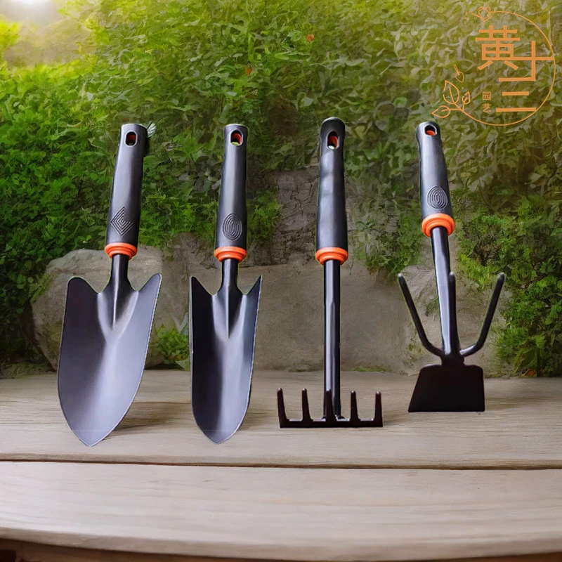 黄十三园艺铲子种花工具家用种菜养花铲户外铲土铁锹锄头耙子赶海