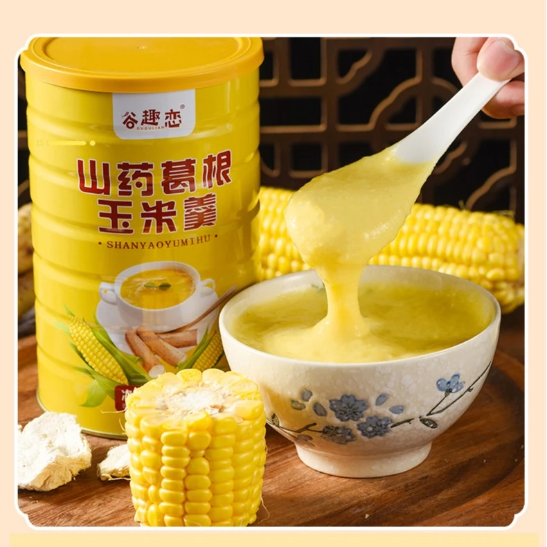 山药葛根玉米糊即食早餐谷物细腻粮粉低脂营养老少皆宜