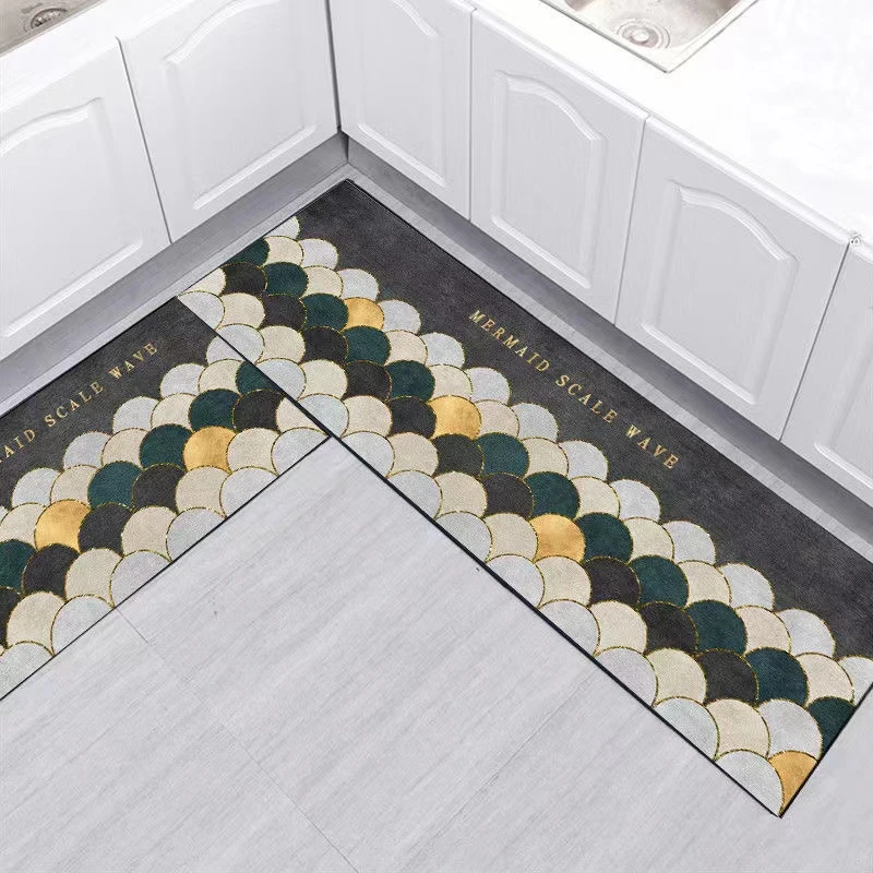 厨房地垫长条防油防滑吸水脚垫家用卫生间耐脏可水洗吸水垫