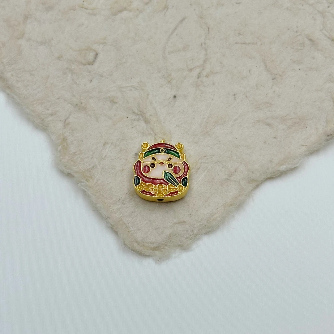 福利13 足金999古法烧蓝胖财神