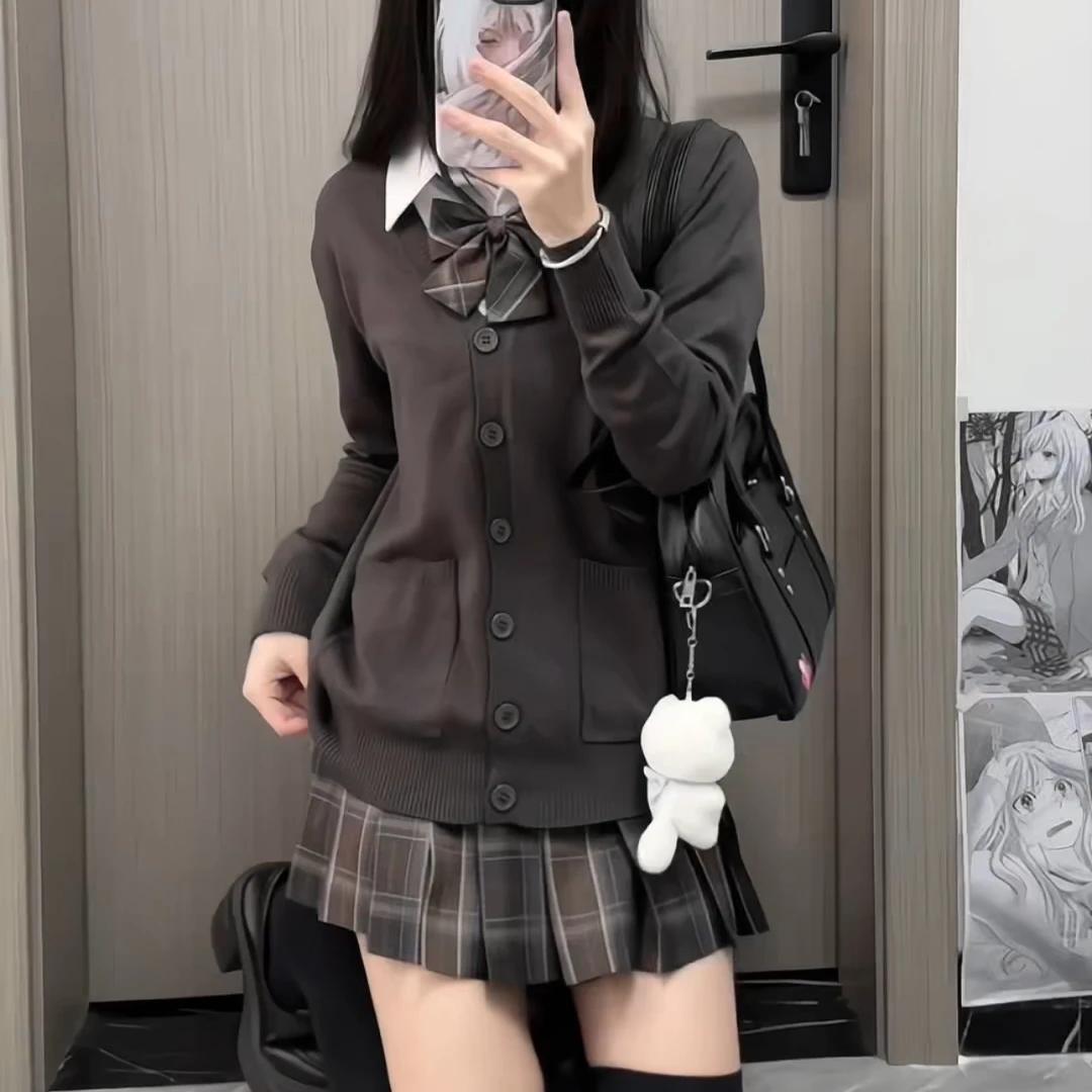 【栗原】肥猫原创jk制服格裙学院风短裙半身裙校供显白百褶裙女