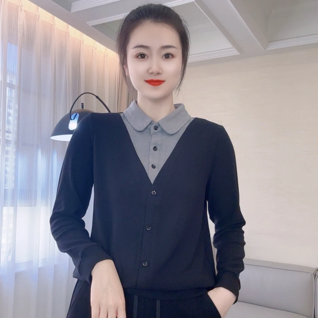 冬季加厚双面绒假两件1281款