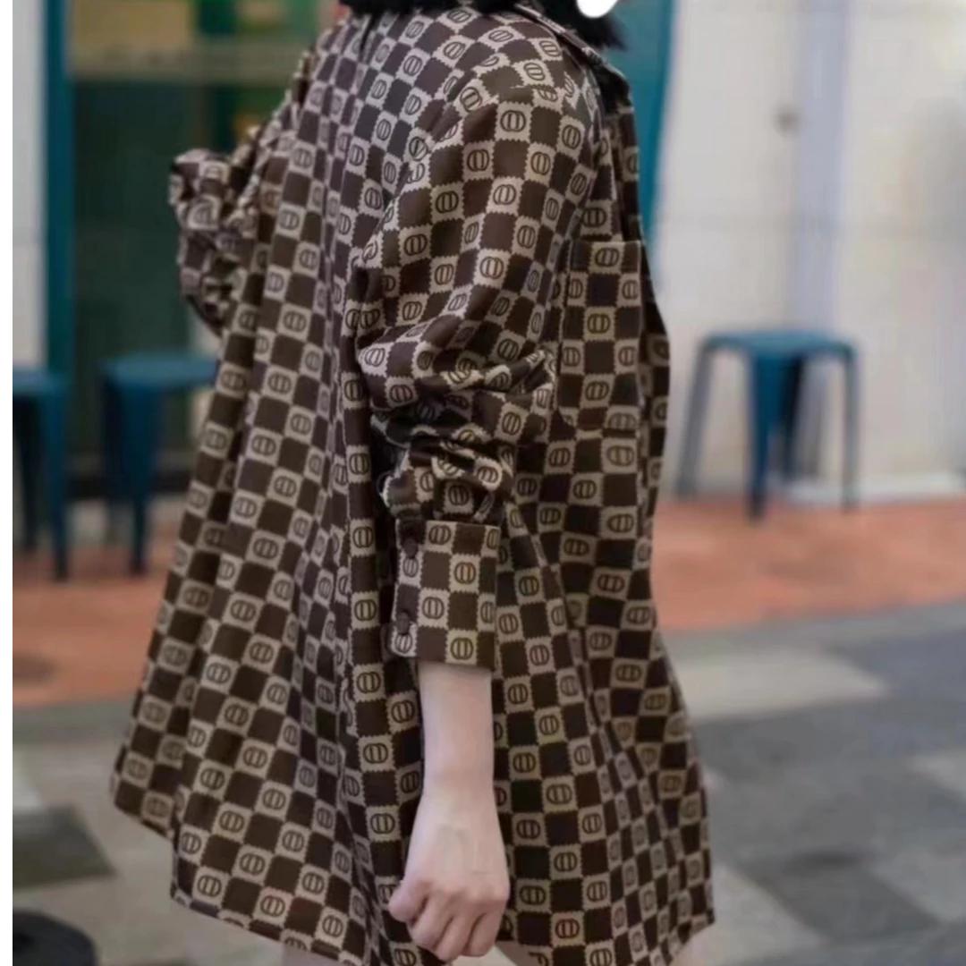 【DAQINGLIU】高端设计师品牌老花外套XL22AWW016