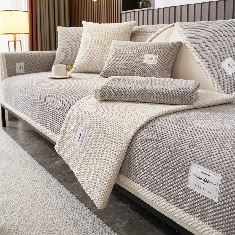 秋冬加厚灯芯绒沙发垫2025新款冬季现代防滑沙发套罩保暖防尘坐垫