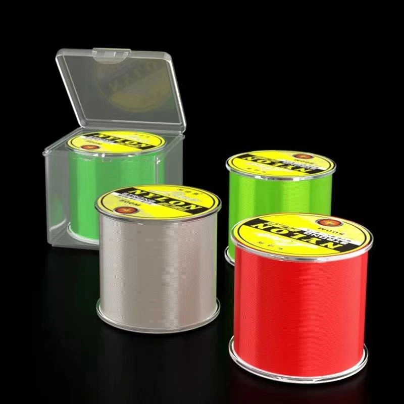 抗打卷柔软500米德国进口原丝鱼线台钓路亚抛竿线尼龙线结实远投