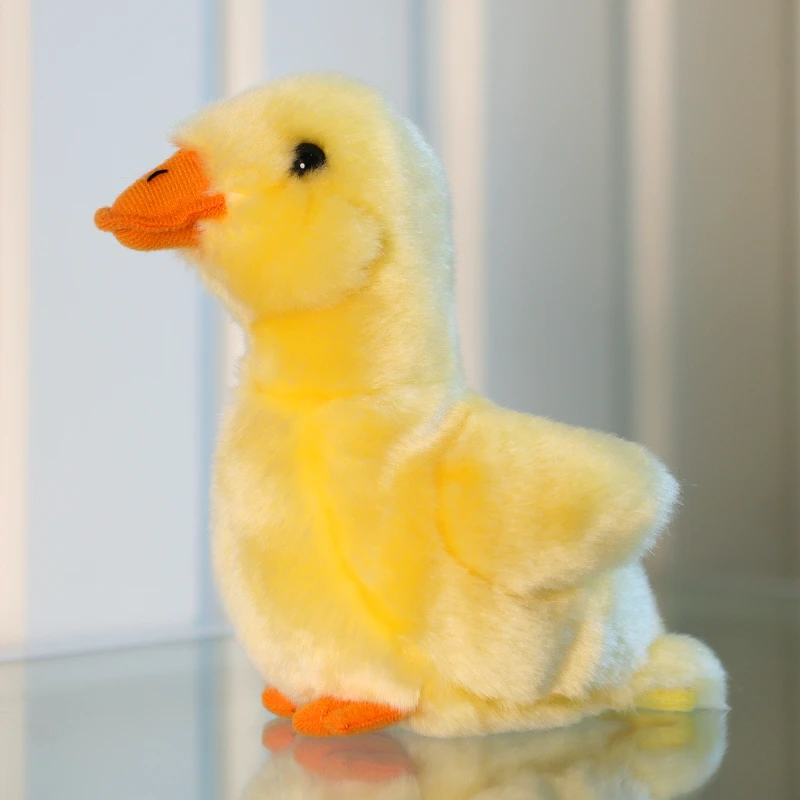 ozai偶仔仿真小黄鸡小黄鸭玩偶公仔毛绒玩具布娃娃儿童生日礼物