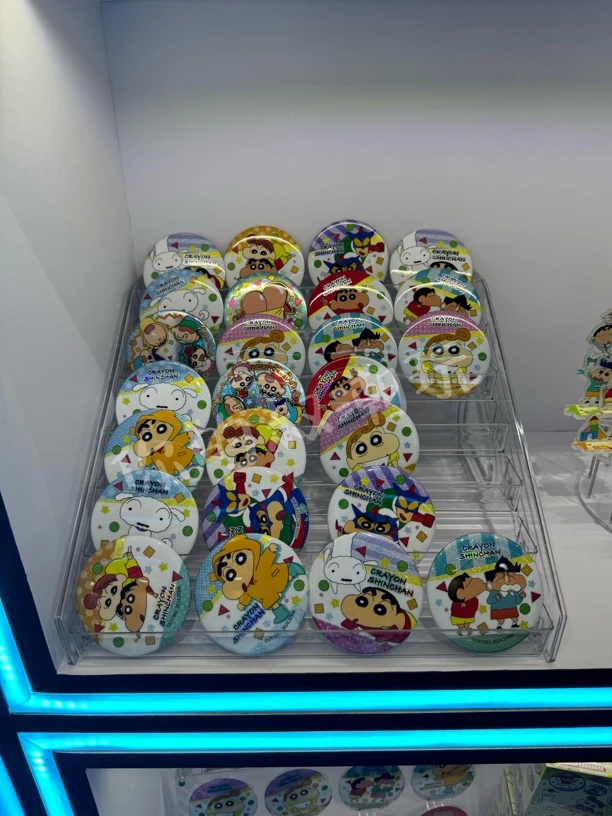 蜡笔小新双闪徽章吧唧（75mm)铁徽章潮玩