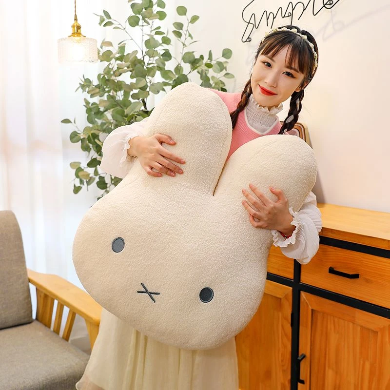 可爱米菲兔子睡觉毛绒沙发靠枕公仔生日礼物玩偶大号娃娃女孩抱枕