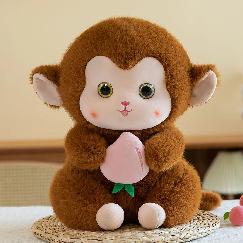 可爱小猴子毛绒公仔玩具创意玩偶可爱娃娃送男女生日礼物儿童抱枕