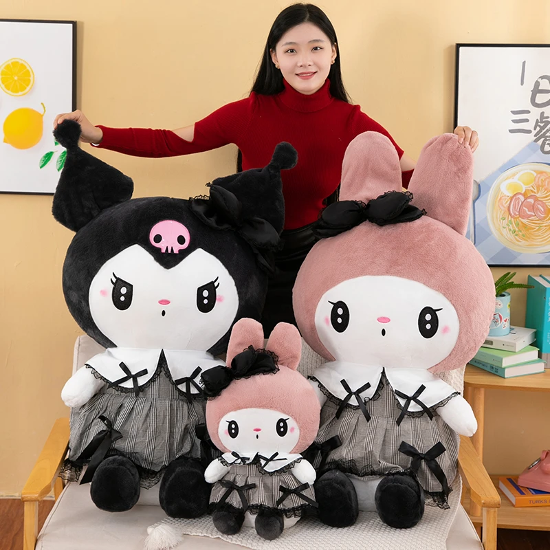 网红暗黑可爱库洛米毛绒玩具美乐蒂公仔玩偶女朋友娃娃生日礼物